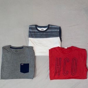Three Hollister Shirts
